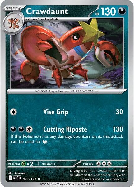 Crawdaunt (085/132) [Mega Evolutions: Base Set] | Exor Games Dartmouth