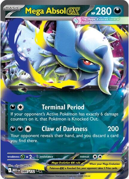 Mega Absol ex (086/132) [Mega Evolutions: Base Set] | Exor Games Dartmouth