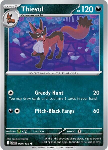 Thievul (090/132) [Mega Evolutions: Base Set] | Exor Games Dartmouth