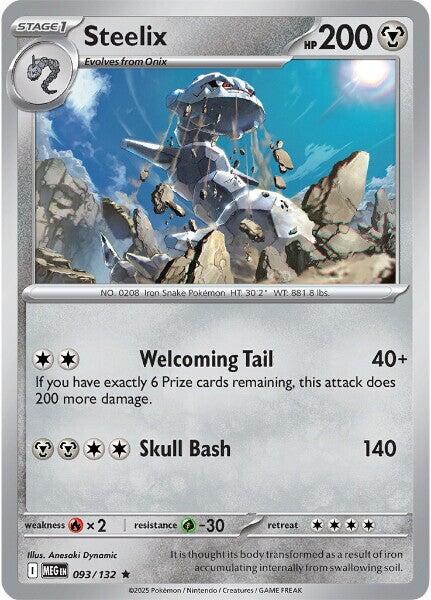 Steelix (093/132) [Mega Evolutions: Base Set] | Exor Games Dartmouth