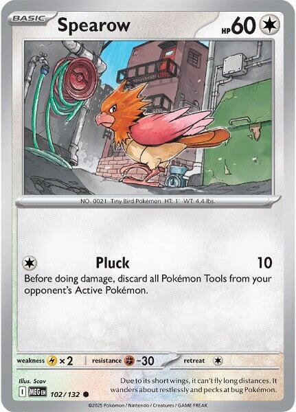 Spearow (102/132) [Mega Evolutions: Base Set] | Exor Games Dartmouth