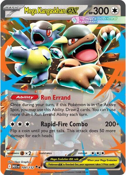 Mega Kangaskhan ex (104/132) [Mega Evolutions: Base Set] | Exor Games Dartmouth