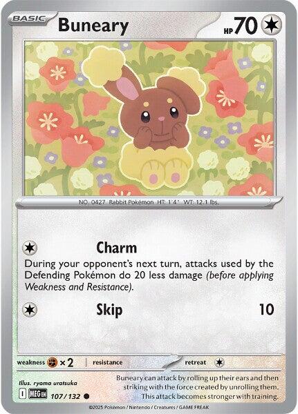 Buneary (107/132) [Mega Evolutions: Base Set] | Exor Games Dartmouth