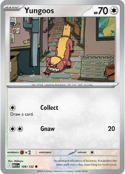 Yungoos (109/132) [Mega Evolutions: Base Set] | Exor Games Dartmouth