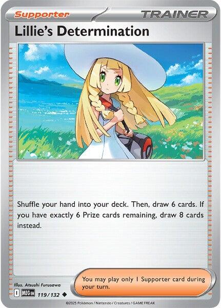 Lillie's Determination (119/132) [Mega Evolutions: Base Set] | Exor Games Dartmouth