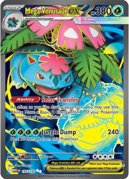 Mega Venusaur ex (155/132) [Mega Evolutions: Base Set] | Exor Games Dartmouth