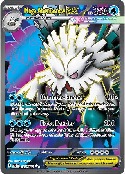 Mega Abomasnow ex (157/132) [Mega Evolutions: Base Set] | Exor Games Dartmouth