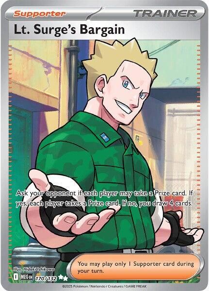 Lt. Surge's Bargain (170/132) [Mega Evolutions: Base Set] | Exor Games Dartmouth