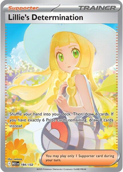 Lillie's Determination (184/132) [Mega Evolutions: Base Set] | Exor Games Dartmouth