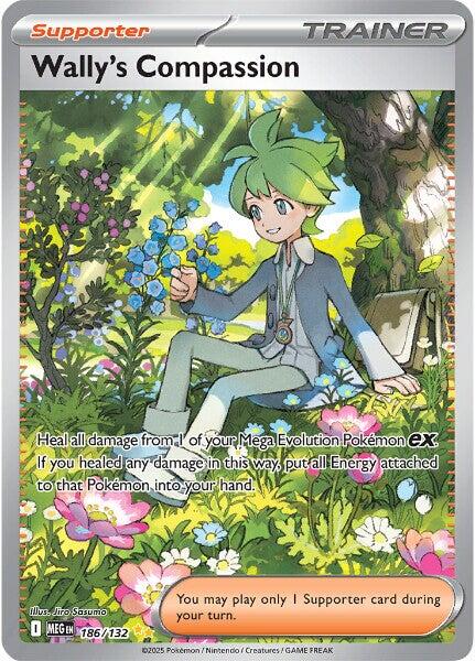 Wally's Compassion (186/132) [Mega Evolutions: Base Set] | Exor Games Dartmouth