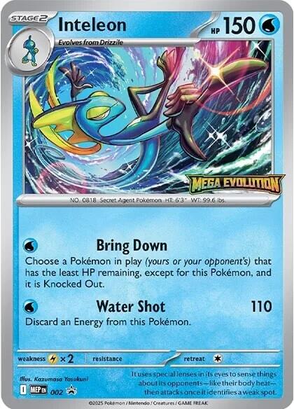 Inteleon (002) [Mega Evolutions Promo] | Exor Games Dartmouth