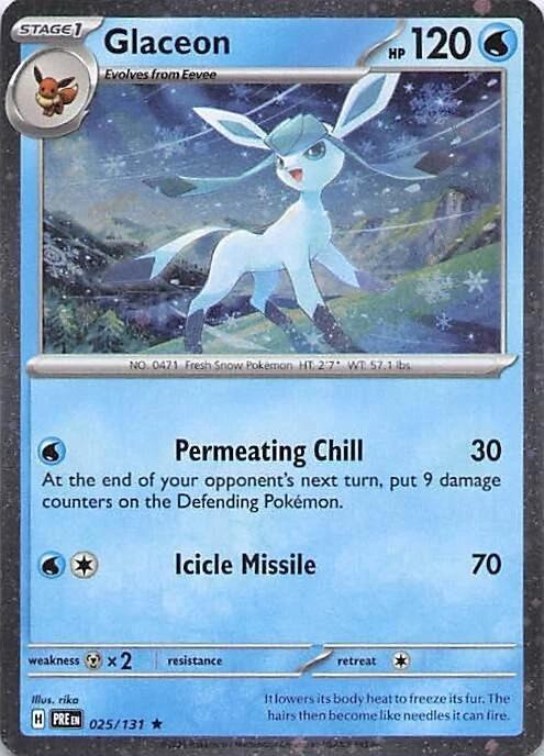 Glaceon (025/131) (Cosmos Holo) [Miscellaneous Cards] | Exor Games Dartmouth