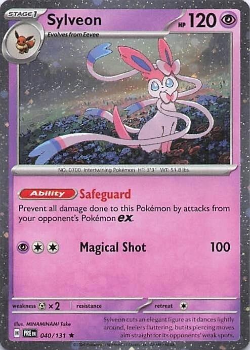 Sylveon (040/131) (Cosmos Holo) [Miscellaneous Cards] | Exor Games Dartmouth
