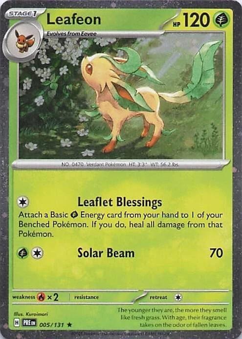 Leafeon (005/131) (Cosmos Holo) [Miscellaneous Cards] | Exor Games Dartmouth