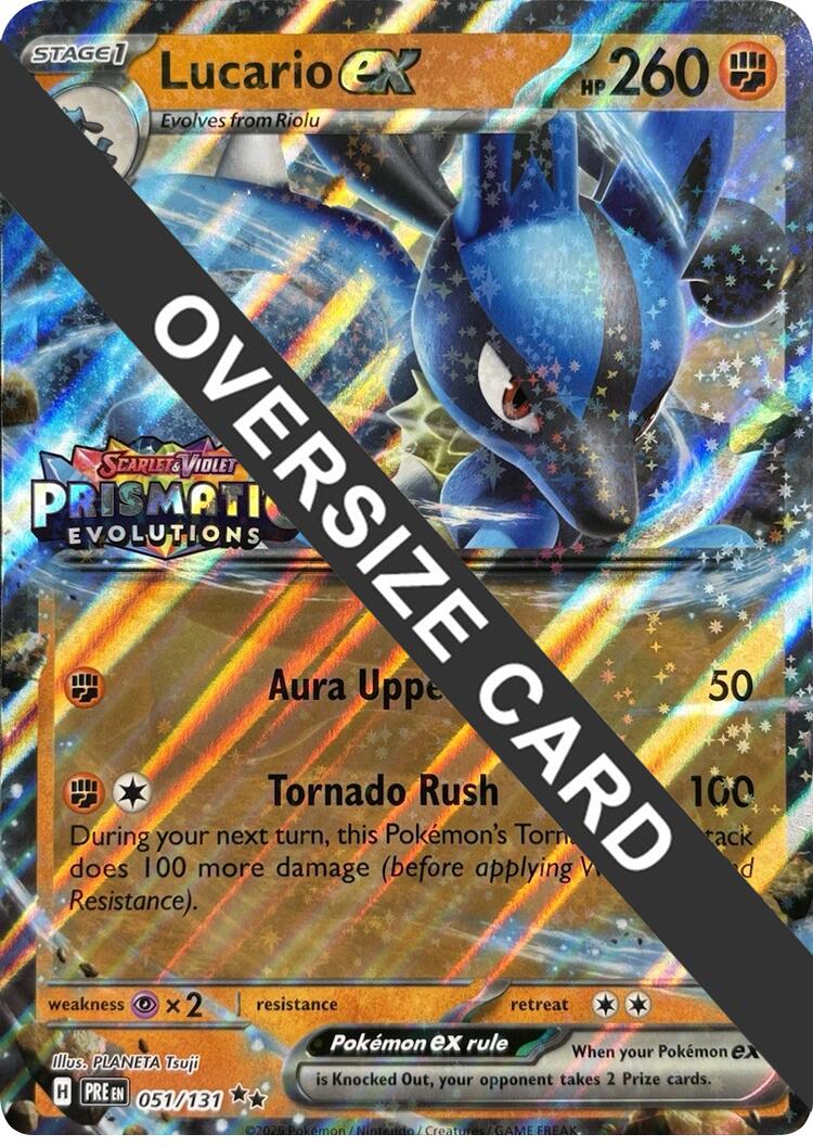 Lucario ex (051/131) (Prismatic Evolutions Stamp) [Scarlet & Violet: Prismatic Evolutions] | Exor Games Dartmouth