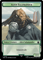 Human Noble // Alien Salamander Double-Sided Token [Doctor Who Tokens] | Exor Games Dartmouth