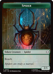Spider // Treasure Double-Sided Token [Marvel's Spider-Man Tokens] | Exor Games Dartmouth