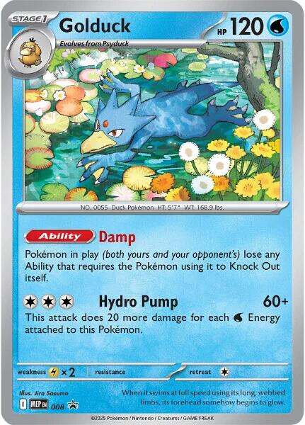 Golduck (008) [Mega Evolutions Promo] | Exor Games Dartmouth