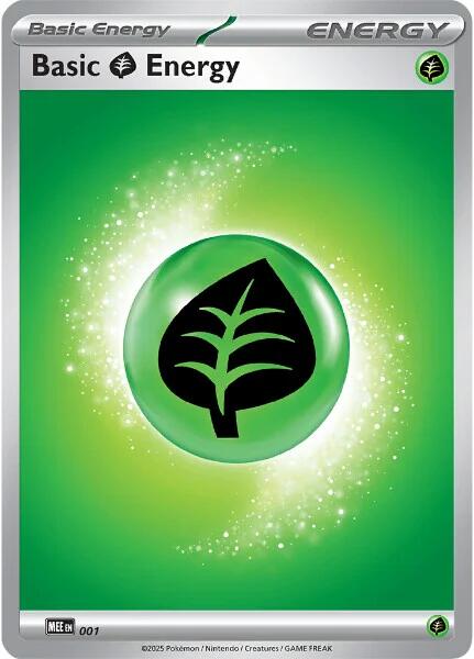 Basic Grass Energy - 001 [Mega Evolution Energies] | Exor Games Dartmouth