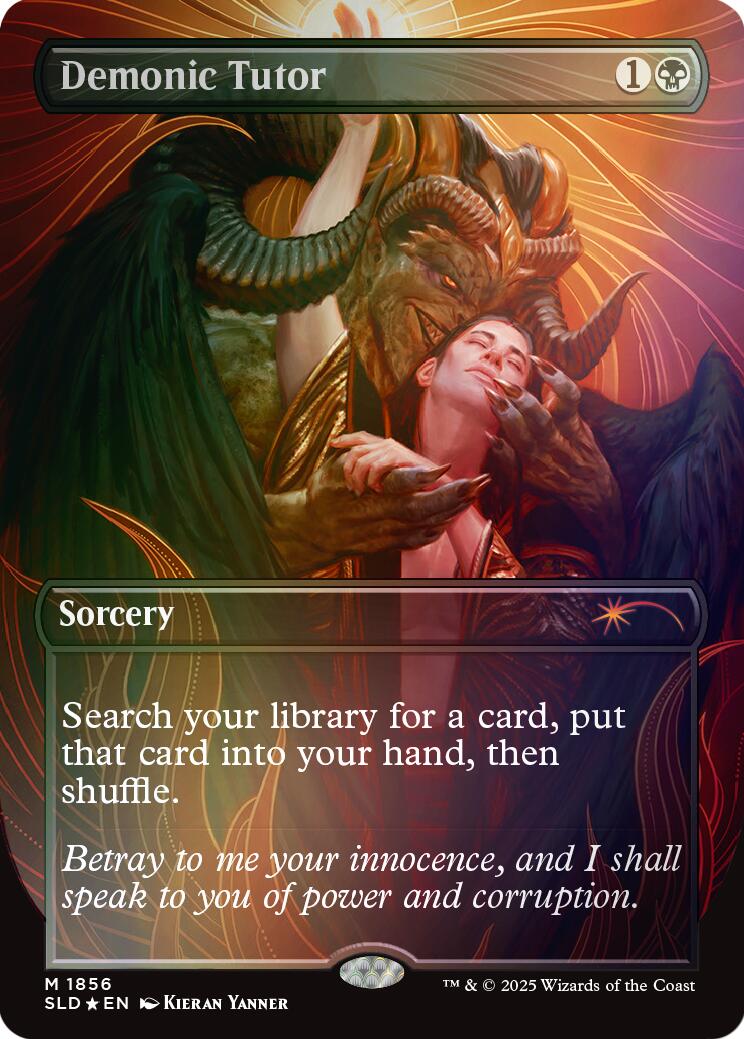 Demonic Tutor (Rainbow Foil) [Secret Lair Drop Series] | Exor Games Dartmouth
