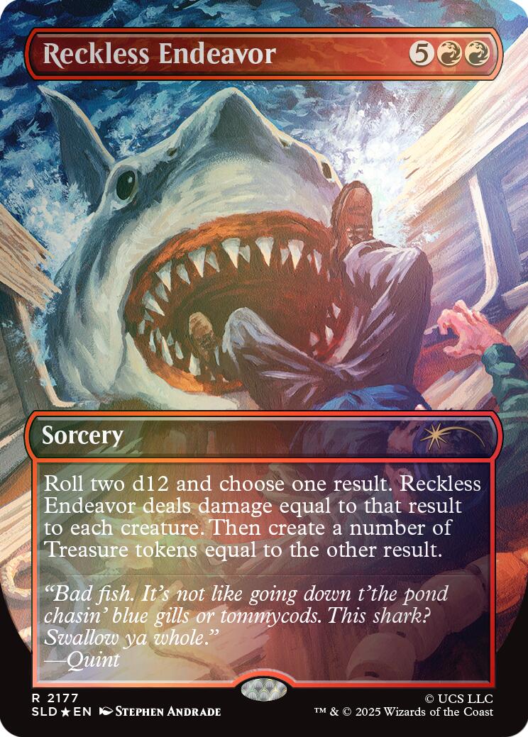 Reckless Endeavor (Rainbow Foil) [Secret Lair Drop Series] | Exor Games Dartmouth