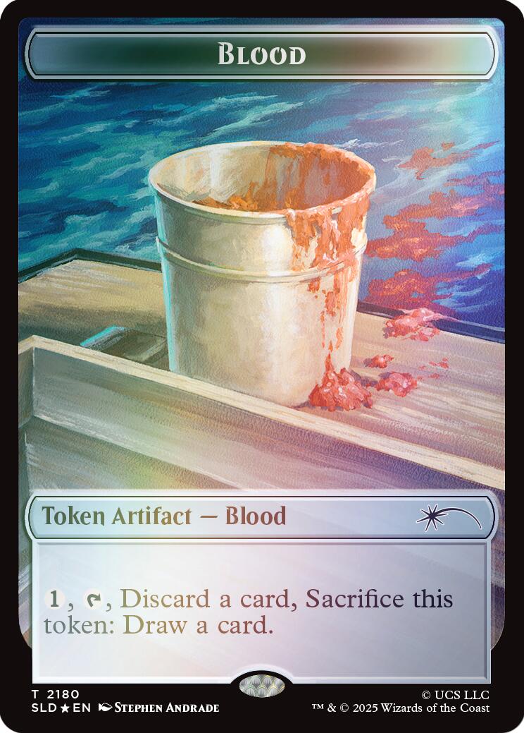 Blood Token (Rainbow Foil) [Secret Lair Drop Series] | Exor Games Dartmouth