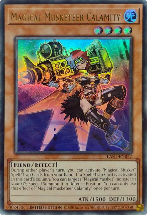 Magical Musketeer Calamity [LART-EN077] Ultra Rare | Exor Games Dartmouth
