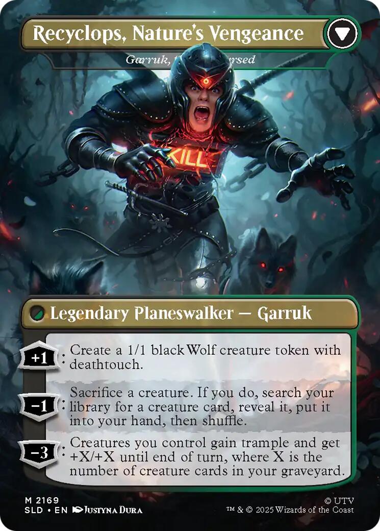 Recyclops, Eco-friendly - Garruk Relentless [Secret Lair Drop Series] | Exor Games Dartmouth