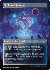 Hallowed Fountain (Borderless) [Lorwyn Eclipsed] | Exor Games Dartmouth