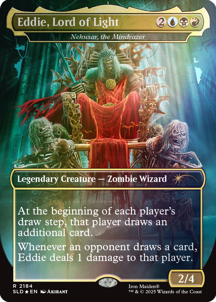 Eddie, Lord of Light - Nekusar, the Mindrazer (Rainbow Foil) [Secret Lair Drop Series] | Exor Games Dartmouth