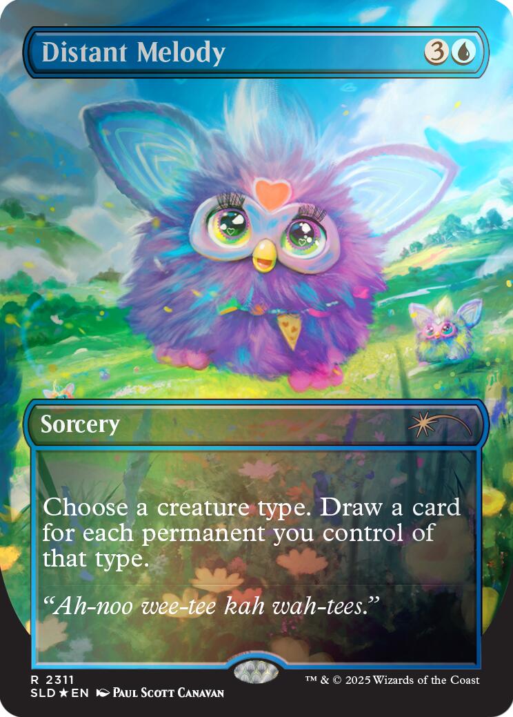 Distant Melody (2311) (Rainbow Foil) [Secret Lair Drop Series] | Exor Games Dartmouth