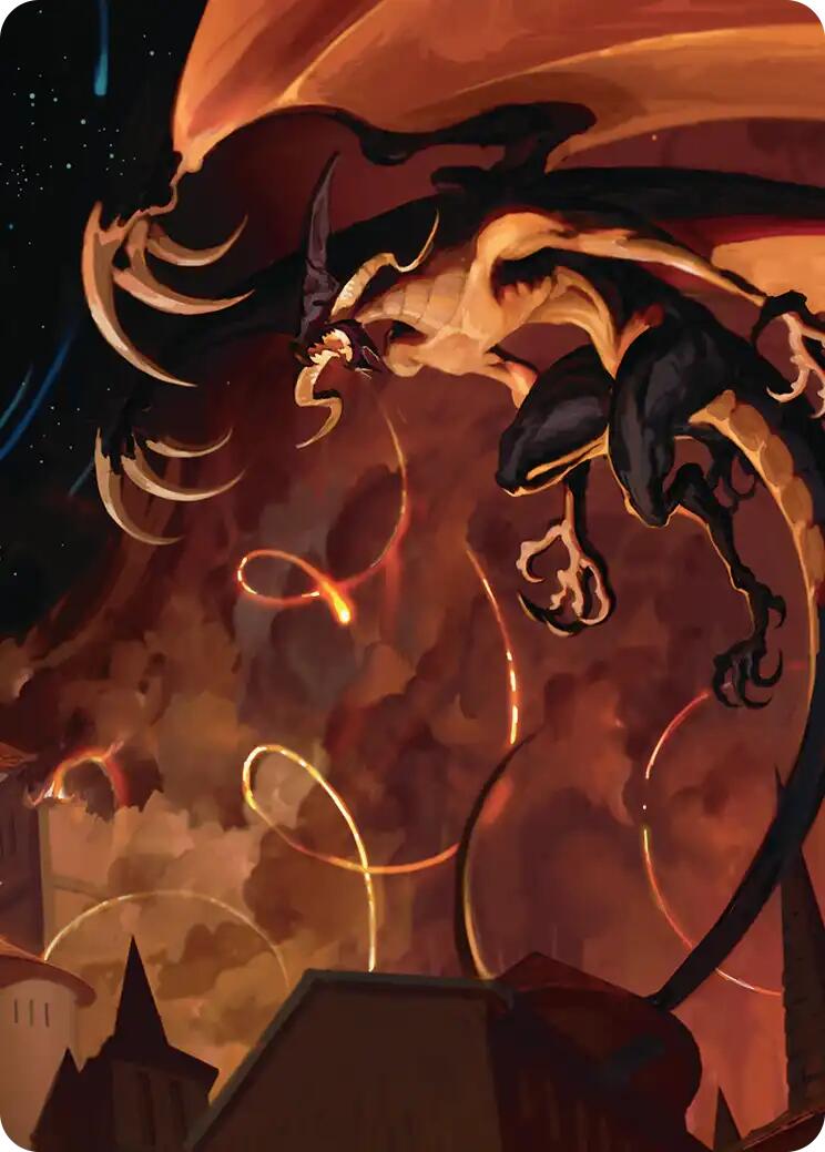 Mega Flare Scene Art Card [FINAL FANTASY Art Series] | Exor Games Dartmouth