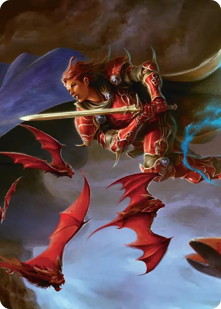 The Destined Warrior Scene Art Card [FINAL FANTASY Art Series] | Exor Games Dartmouth