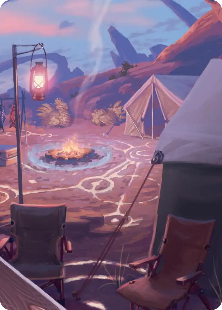 Chocobo Camp Scene Art Card [FINAL FANTASY Art Series] | Exor Games Dartmouth