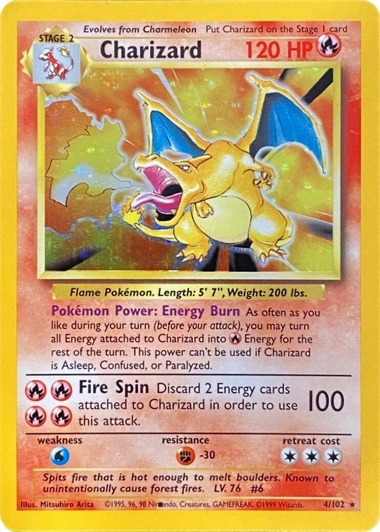 Charizard (004/102) (Black Dot Error) [Base Set 2] | Exor Games Dartmouth