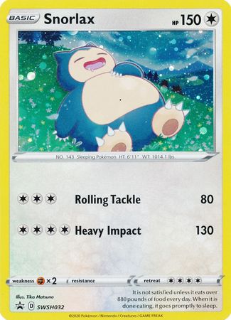 Snorlax (SWSH032) [Sword & Shield: Black Star Promos] | Exor Games Dartmouth