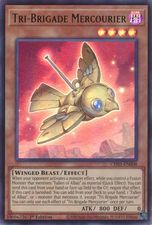 Tri-Brigade Mercourier [CH01-EN008] Ultra Rare | Exor Games Dartmouth