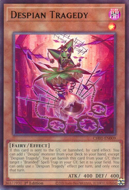 Despian Tragedy [CH01-EN009] Ultra Rare | Exor Games Dartmouth