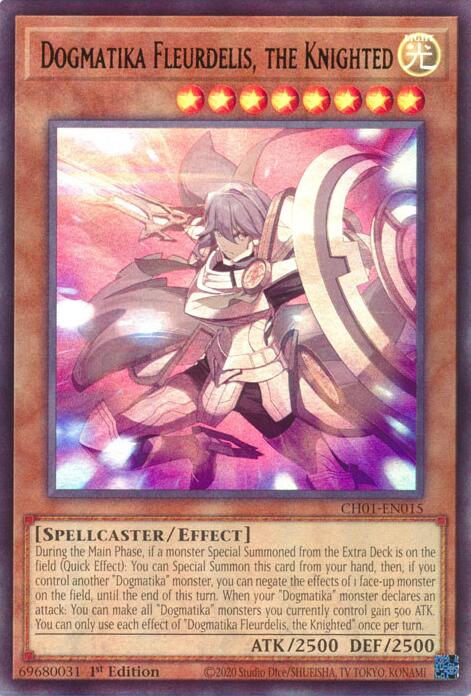 Dogmatika Fleurdelis, the Knighted [CH01-EN015] Ultra Rare | Exor Games Dartmouth
