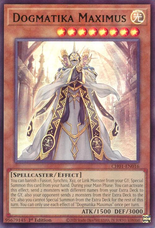 Dogmatika Maximus [CH01-EN016] Ultra Rare | Exor Games Dartmouth