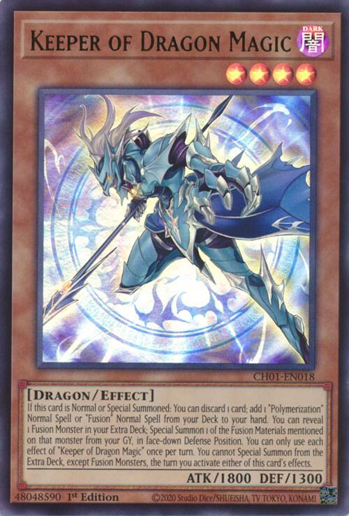 Keeper of Dragon Magic [CH01-EN018] Ultra Rare | Exor Games Dartmouth