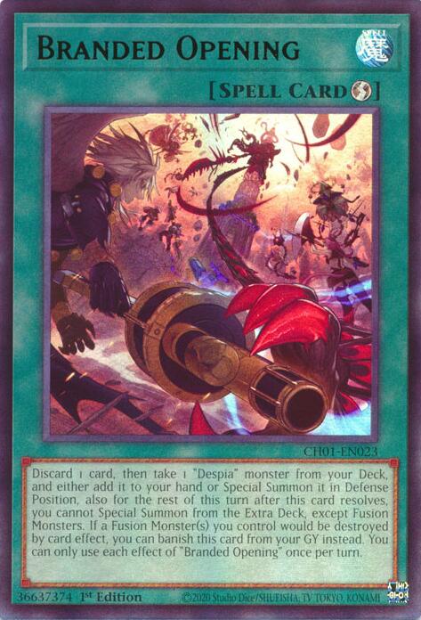 Branded Opening [CH01-EN023] Ultra Rare | Exor Games Dartmouth