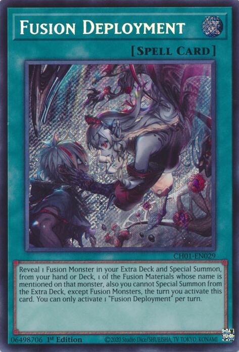 Fusion Deployment (Secret Rare) [CH01-EN029] Secret Rare | Exor Games Dartmouth