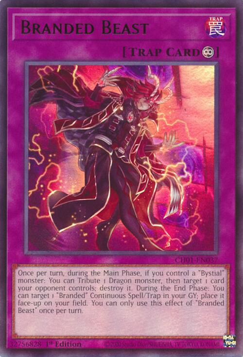 Branded Beast [CH01-EN037] Ultra Rare | Exor Games Dartmouth
