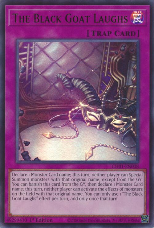 The Black Goat Laughs [CH01-EN038] Ultra Rare | Exor Games Dartmouth