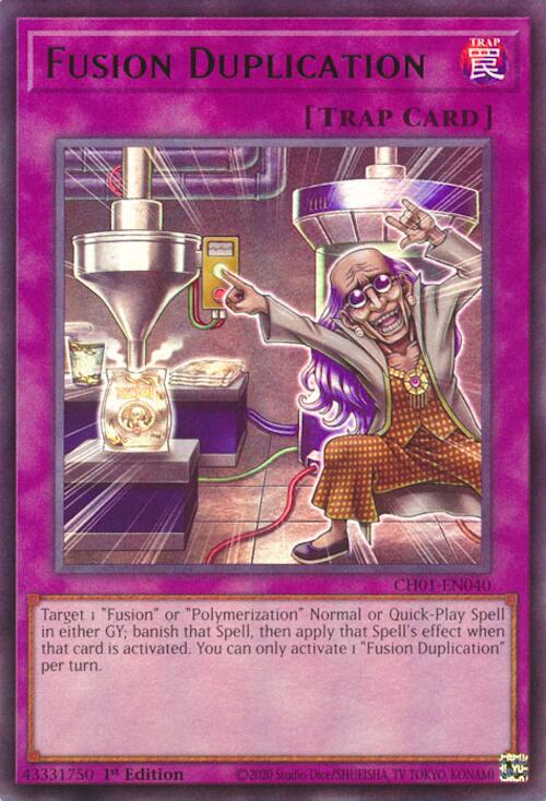 Fusion Duplication [CH01-EN040] Ultra Rare | Exor Games Dartmouth