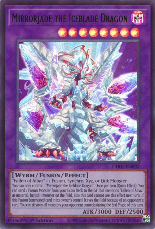Mirrorjade the Iceblade Dragon [CH01-EN042] Ultra Rare | Exor Games Dartmouth