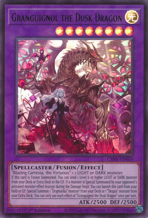 Granguignol the Dusk Dragon [CH01-EN050] Ultra Rare | Exor Games Dartmouth