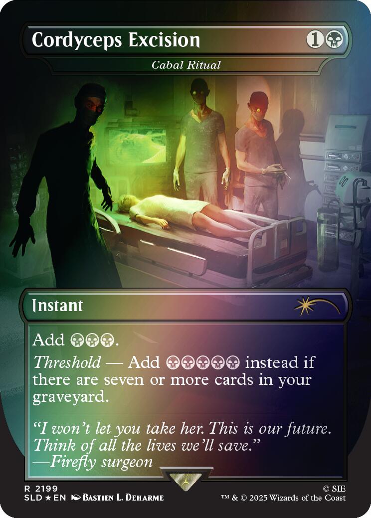 Cordyceps Excision - Cabal Ritual (Rainbow Foil) [Secret Lair Drop Series] | Exor Games Dartmouth