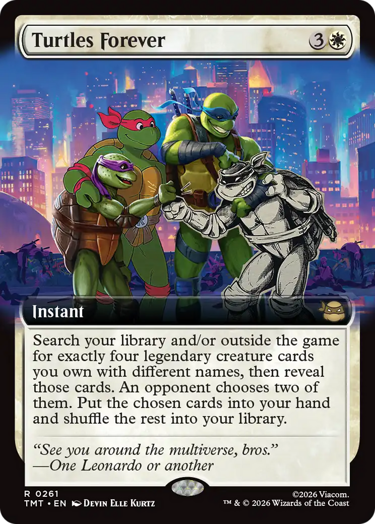 Turtles Forever (Extended Art) [Teenage Mutant Ninja Turtles] | Exor Games Dartmouth